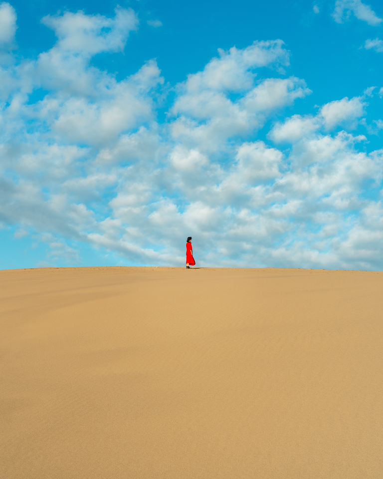 優秀賞（鳥取県）　神納裕子さんの作品「鳥取砂丘の朝」