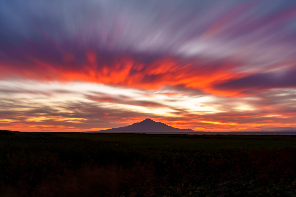 入賞　能登屋 将宏さんの作品「流雲と利尻富士」