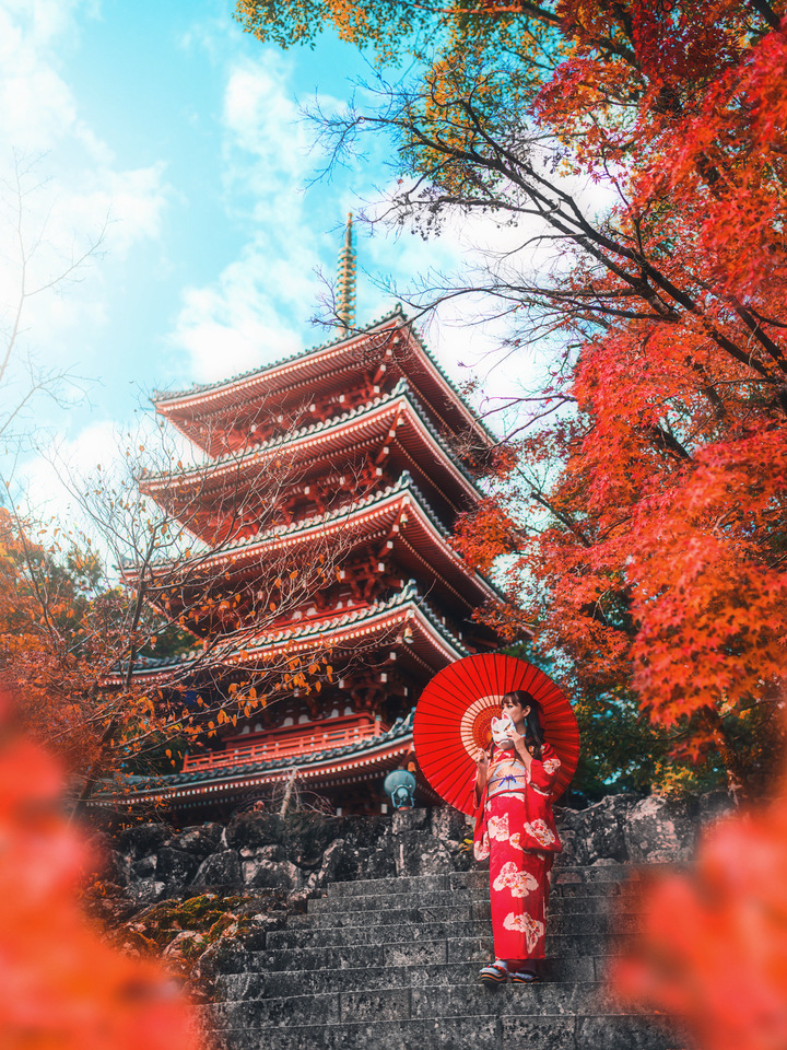 協賛賞（トヨタカローラ香川賞）　LuLuさんの作品「紅葉に包まれた竹林寺」