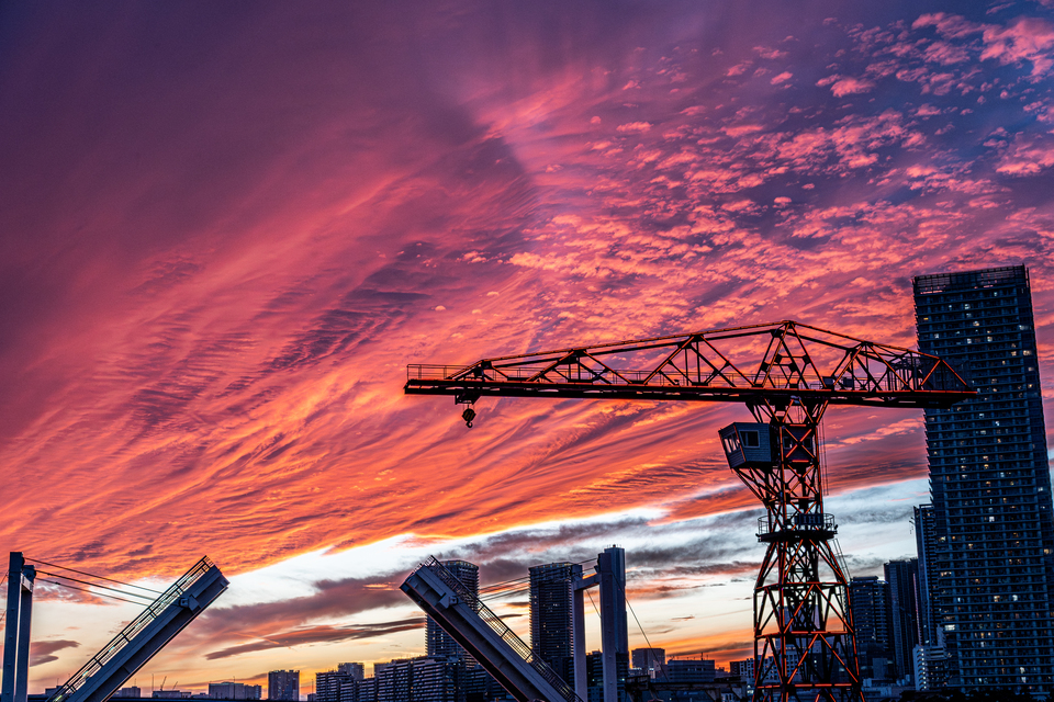 三推し賞（江東区観光協会推し)　ぽけさんさんの作品「やさしい夕空の記憶」