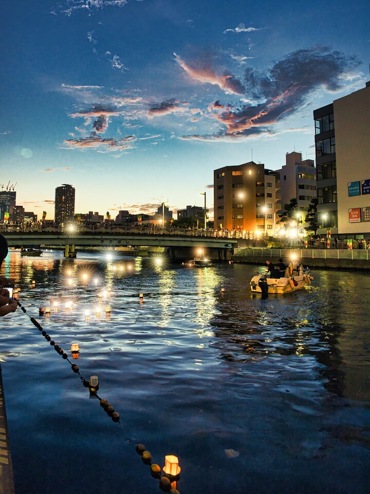 二推し賞（江東区商店街連合会推し）　えるさんの作品「小名木川の川せがき」