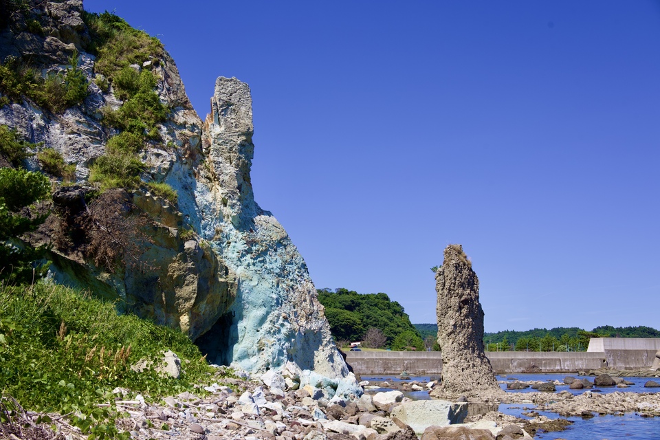 「ジオパーク」部門賞　おみかん。さんの作品「男鹿の夏色・碧と青。」