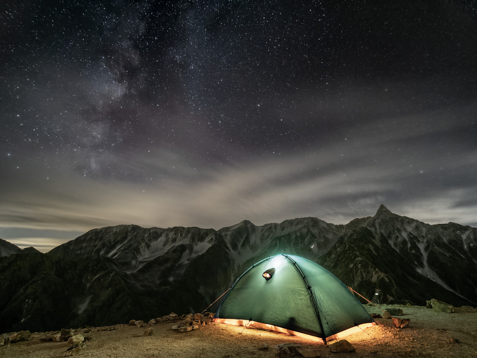 入賞　しろ(@white_cloudysky)さんの作品「最高のテント場」