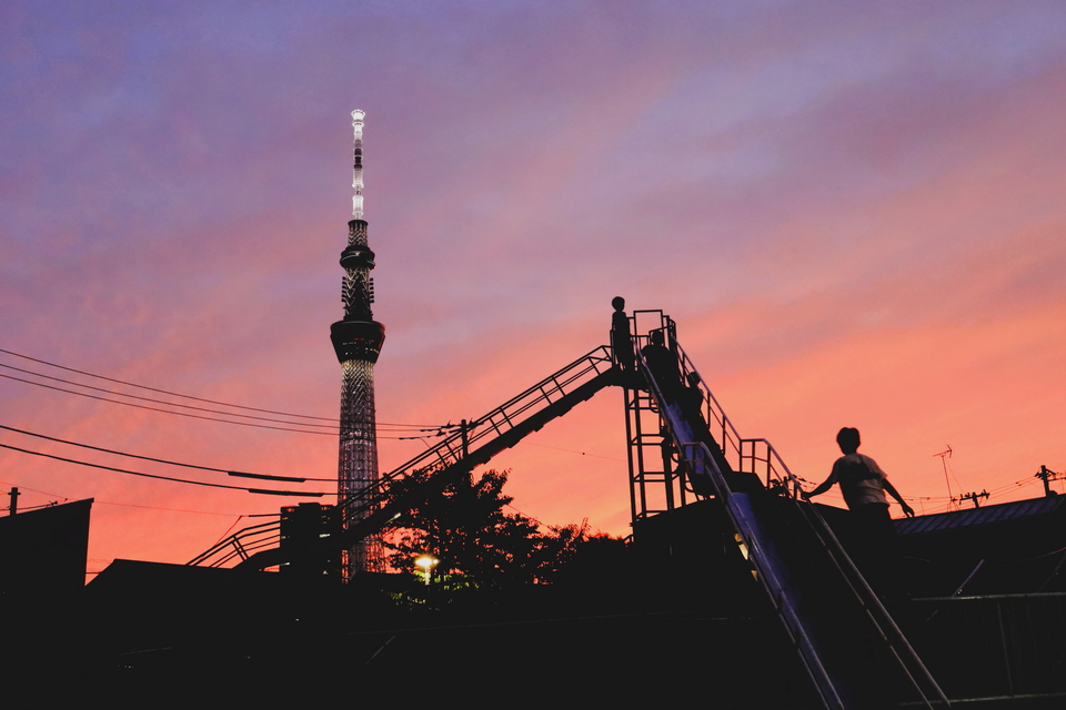 「すみだの街並み・風景」部門賞　須永 剛実さんの作品「下町夕景」
