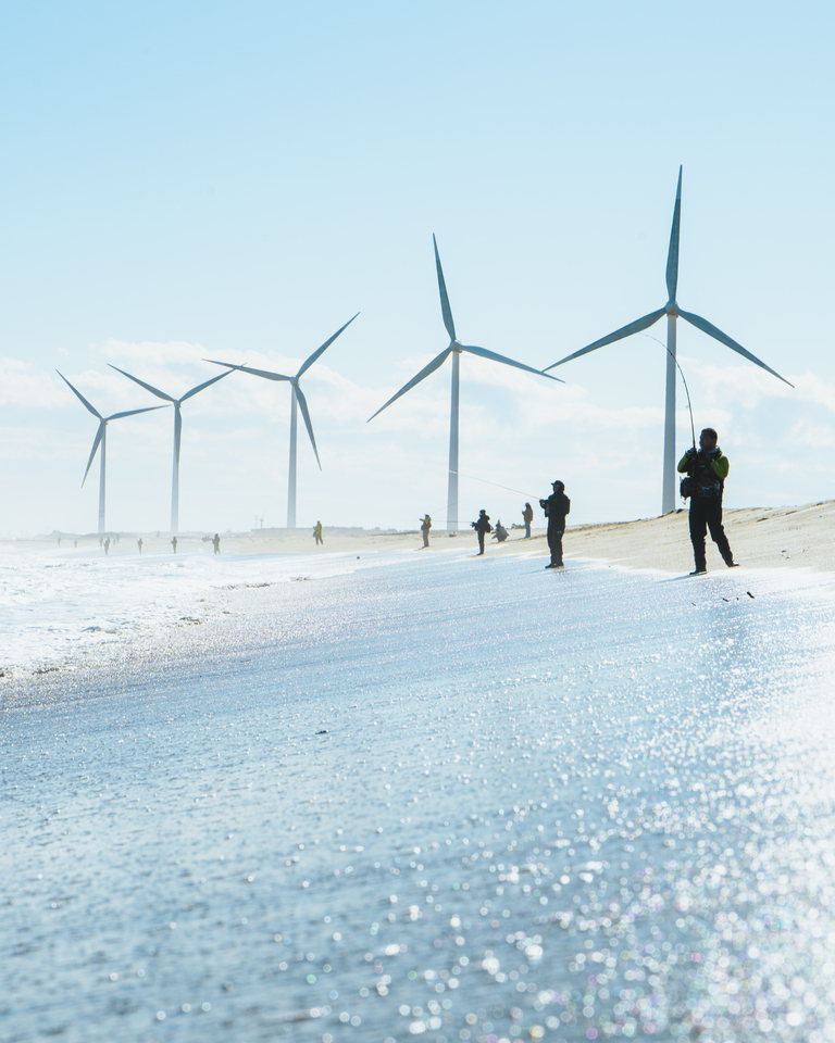 佳作（神栖の四季）　ゆーろさんの作品「海風を受けて」