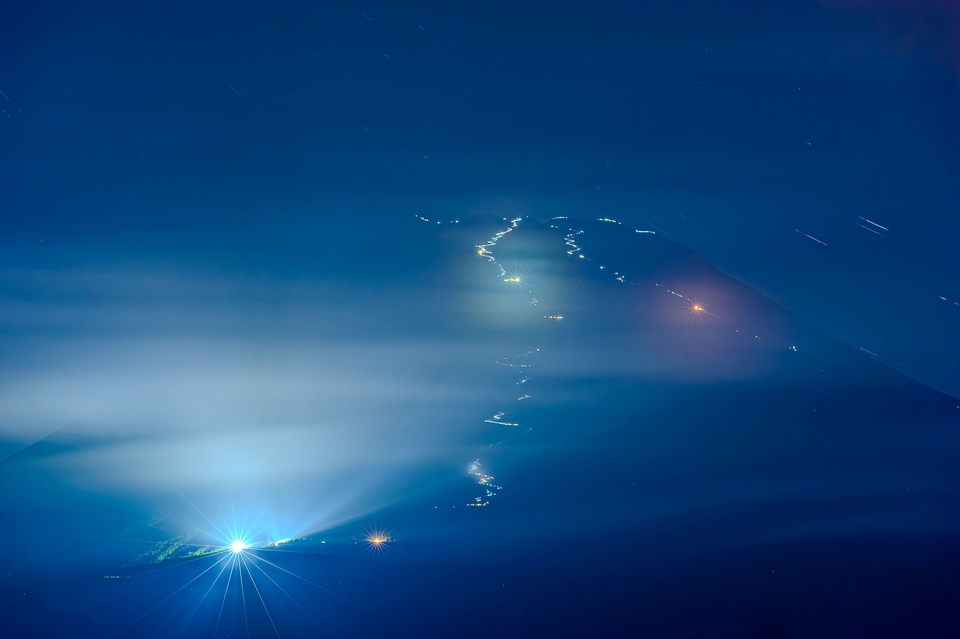 入選（富士山写真部門）　勝又 守洋さんの作品「夏富士」