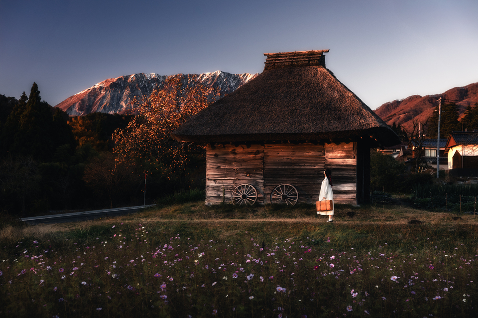 優秀賞　shun[photo]さんの作品「大山の冬支度」