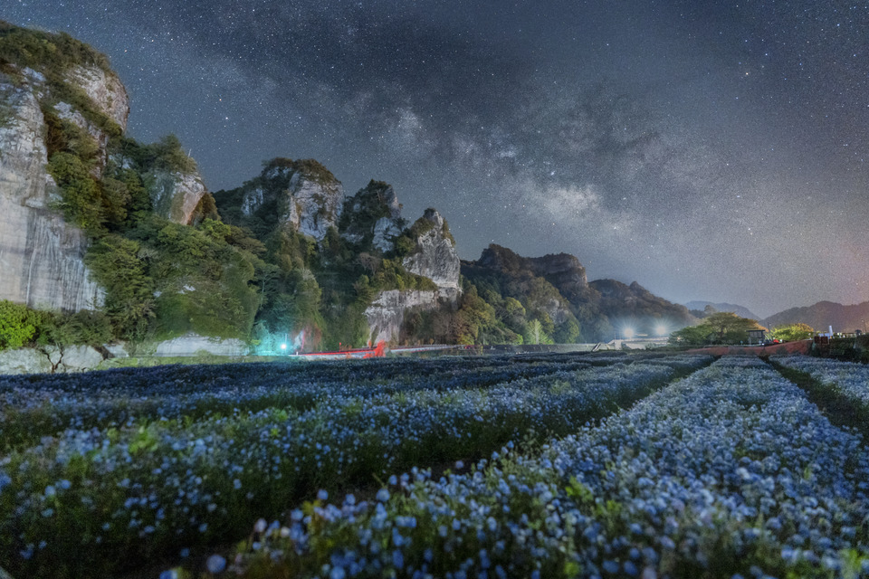 入賞　hiroさんの作品「星降る洞門の春」