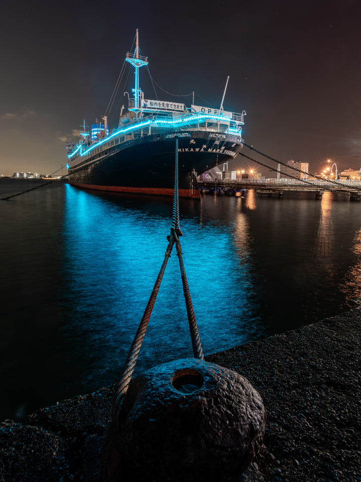 THE YOKOHAMA ILLUMINATION部門 優秀賞　sonichero0722さんの作品「蒼の威光」