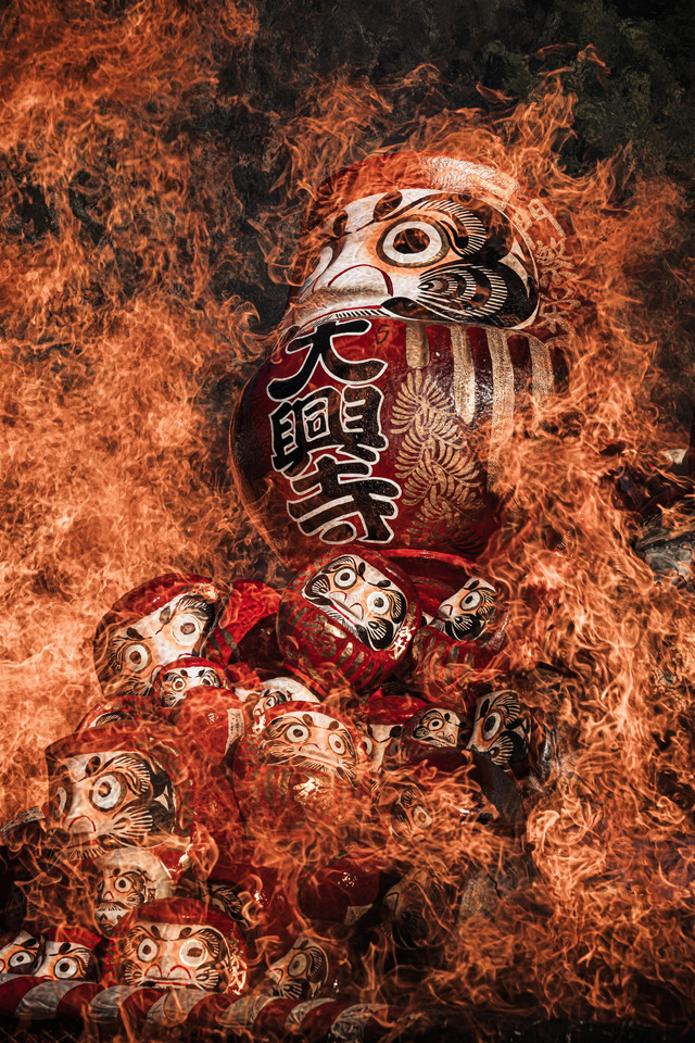 祭り部門　Kunihiro Okumuraさんの作品「炎願」